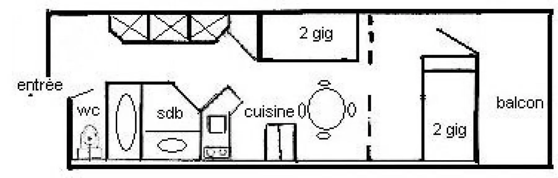Residence Aime 2000 - Studio 3/4 Pers - Aime 2000 - Partie Zodiaque - Plagne Aime 2000 Mae-9264 La Plagne France